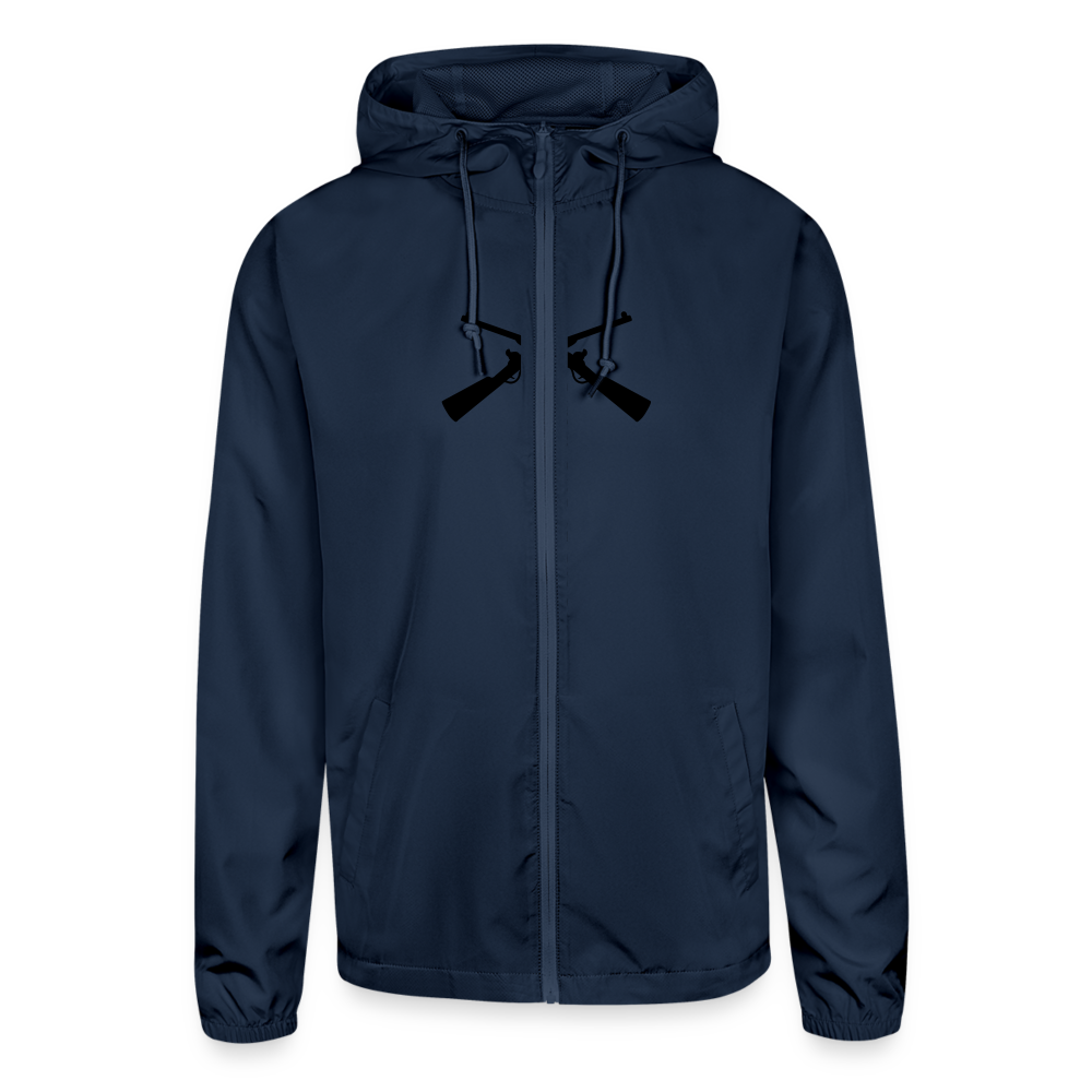 Unisex Lightweight Windbreaker Jacket (Boston) - navy
