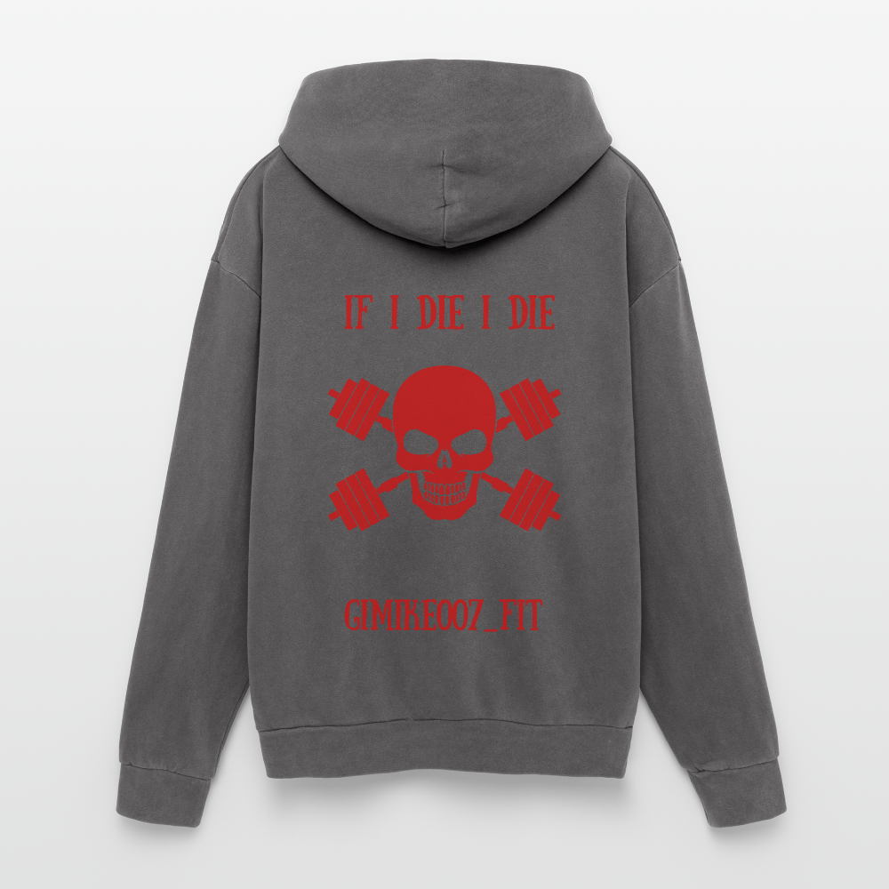 Oversized Hoodie(Gimike007_fit) - graphite gray