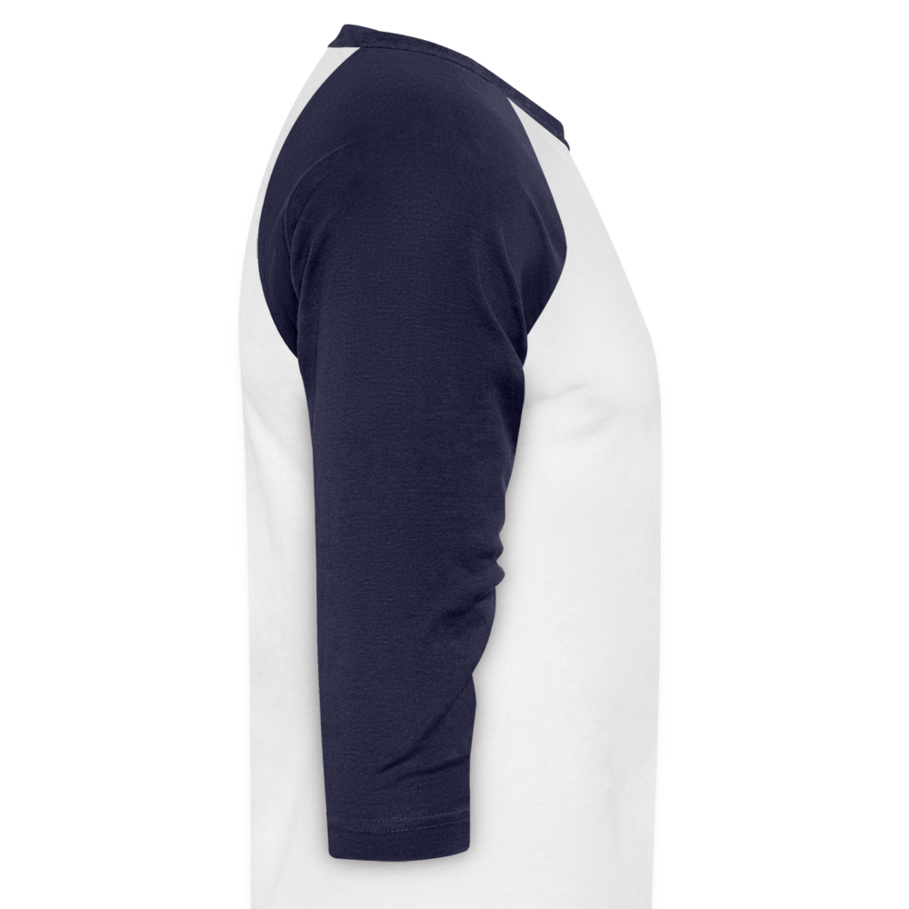 Baseball T-Shirt - white/navy