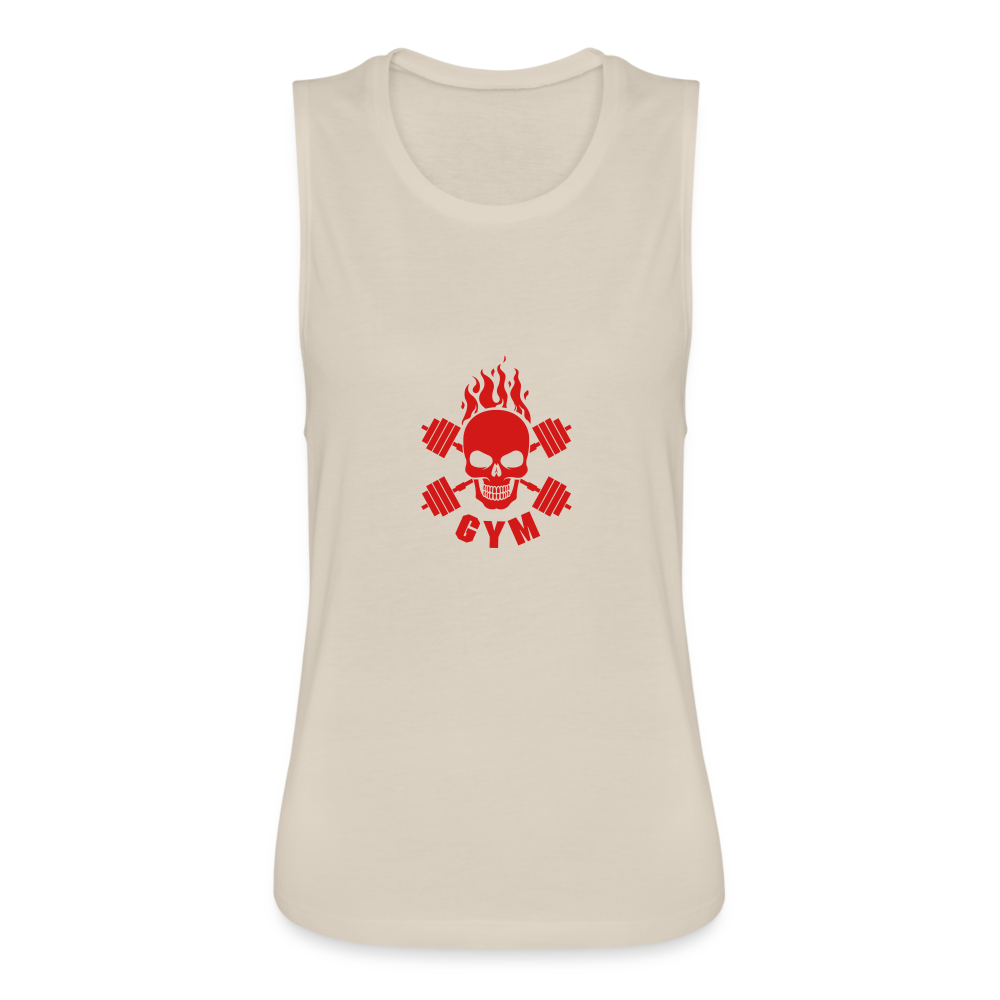 Women's Flowy Muscle Tank by Bella - dust