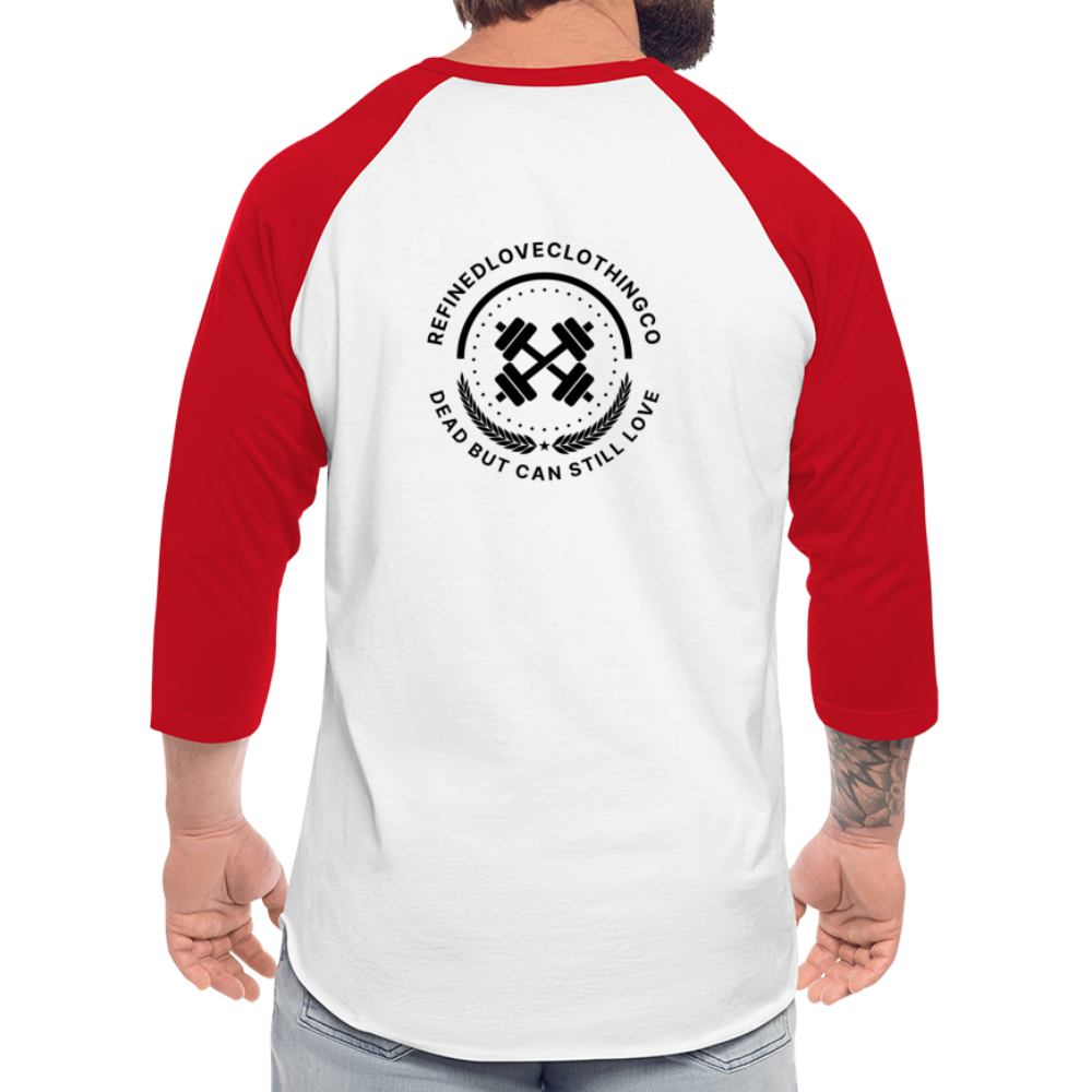 Baseball T-Shirt - white/red