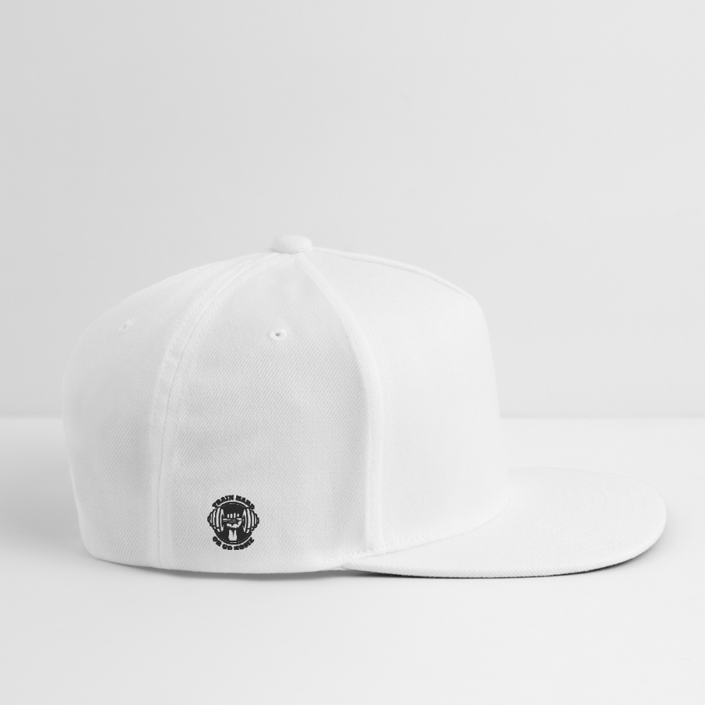 Snapback Baseball Cap - white