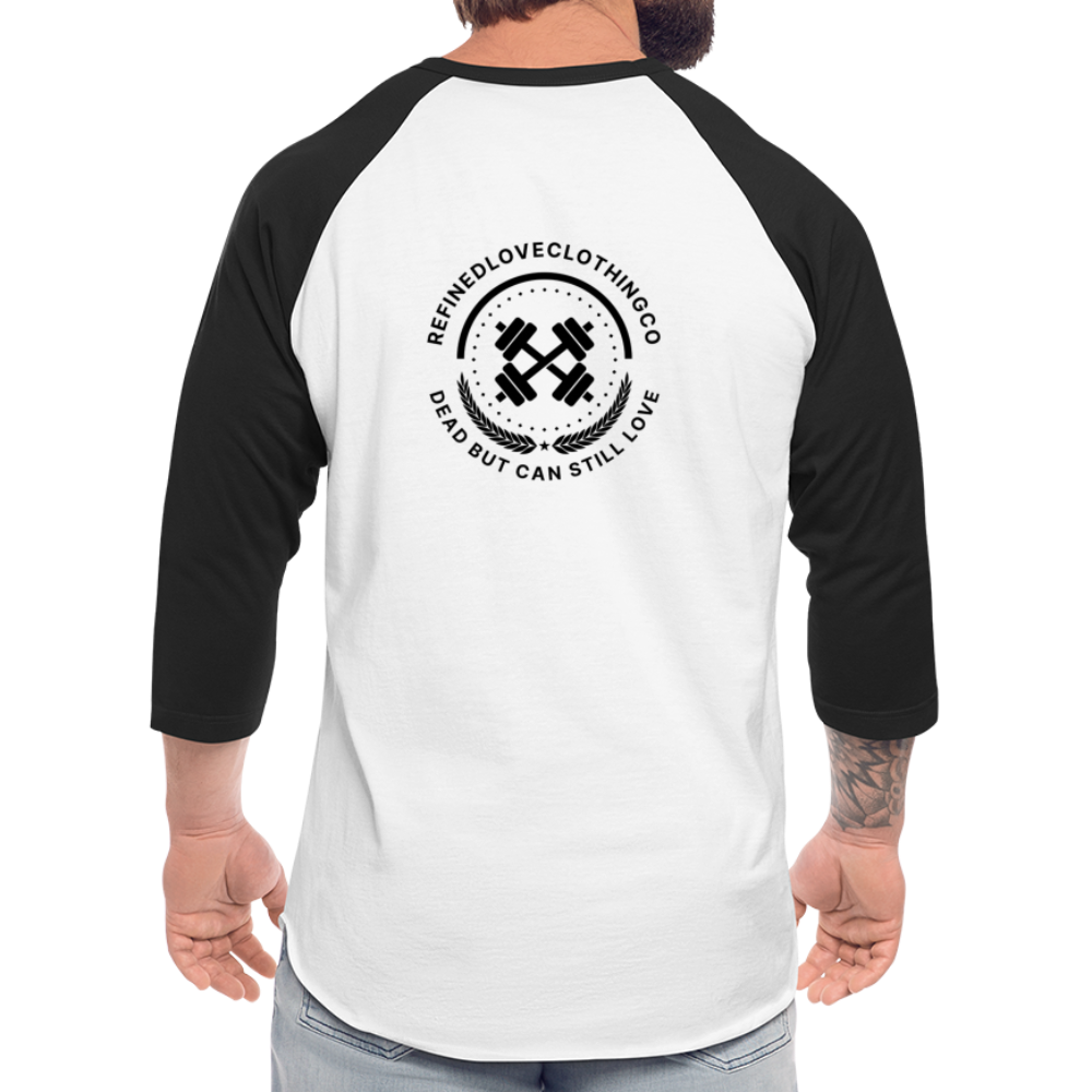 Baseball T-Shirt - white/black