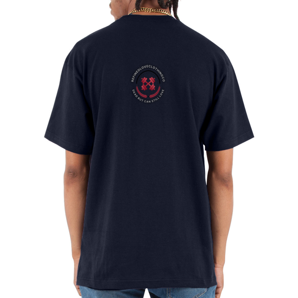 Unisex Oversized Heavyweight T-Shirt - navy