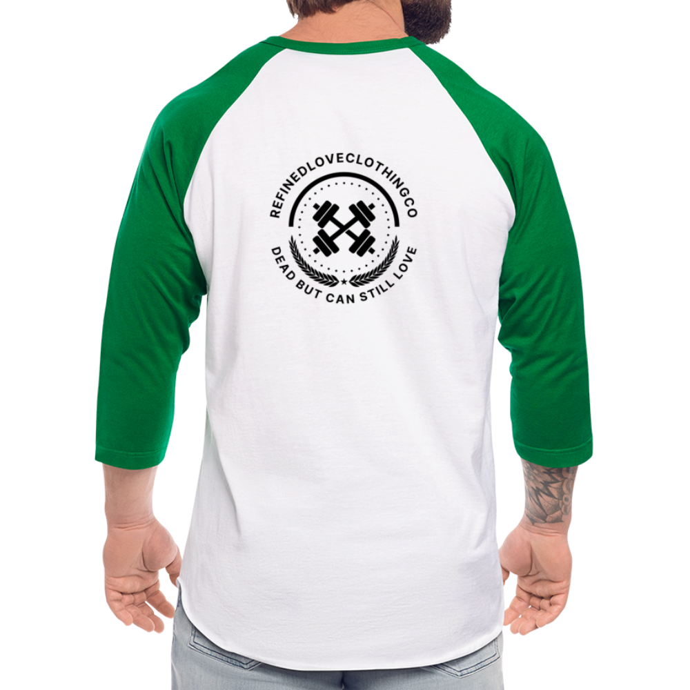 Baseball T-Shirt - white/kelly green