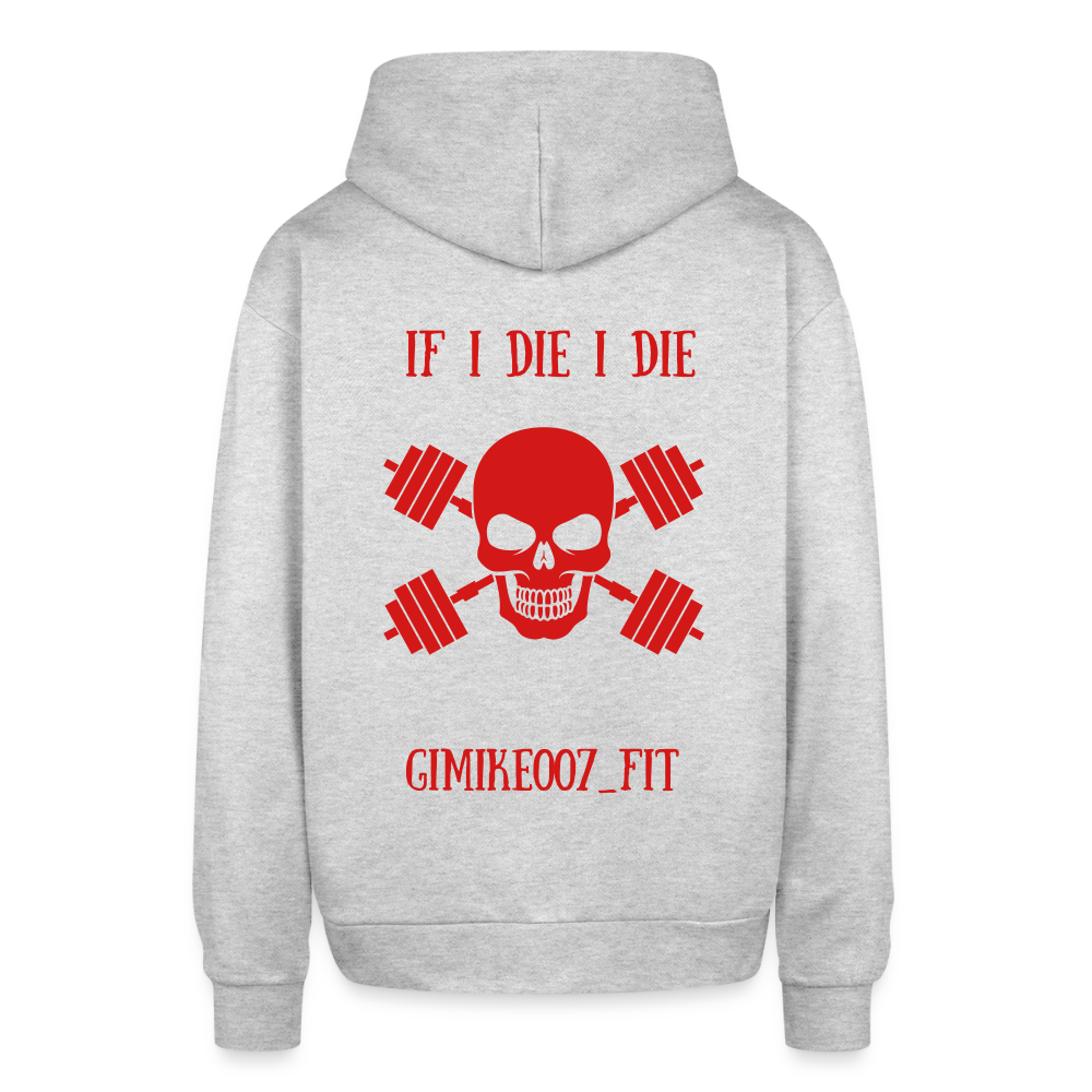 Oversized Hoodie(Gimike007_fit) - heather grey