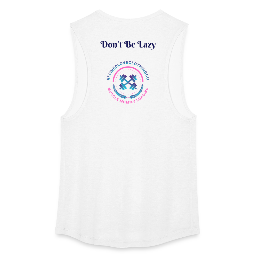 Women's Flowy Muscle Tank by American Pride - white