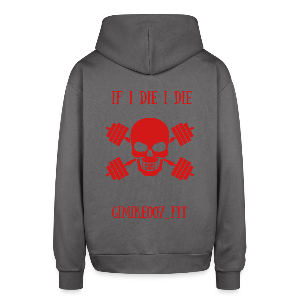 Oversized Hoodie(Gimike007_fit) - graphite gray