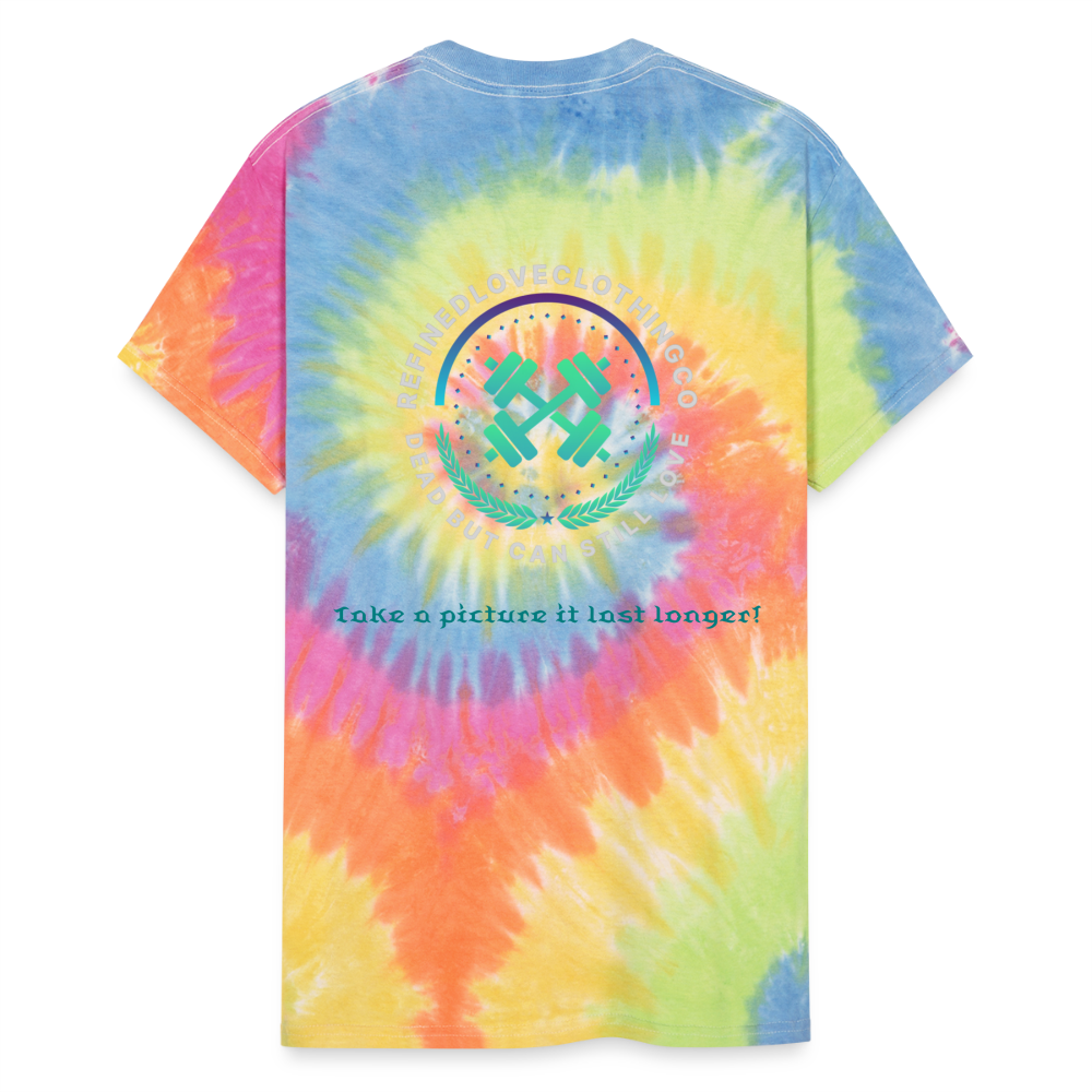 Unisex Tie Dye T-Shirt - rainbow