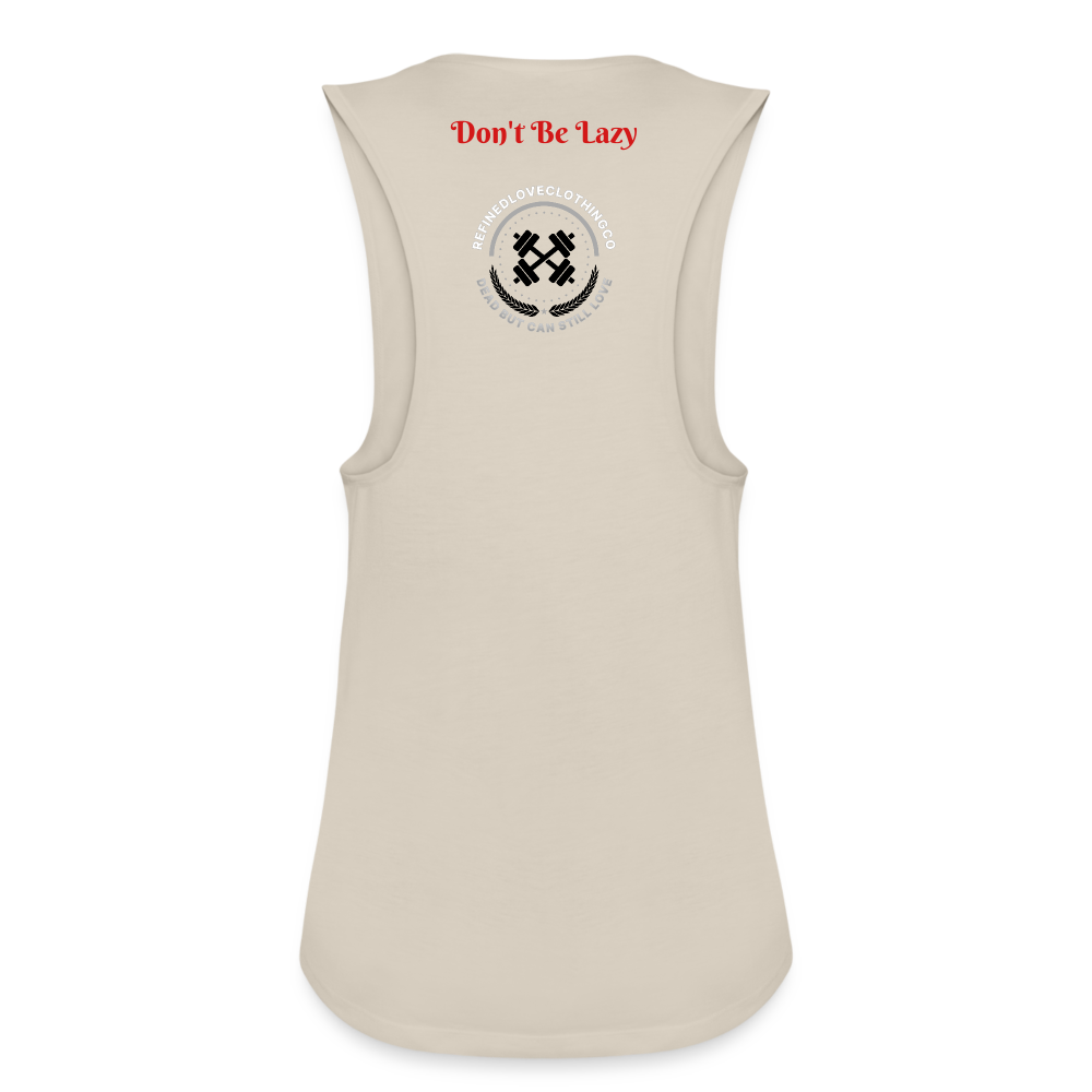 Women's Flowy Muscle Tank by Bella - dust