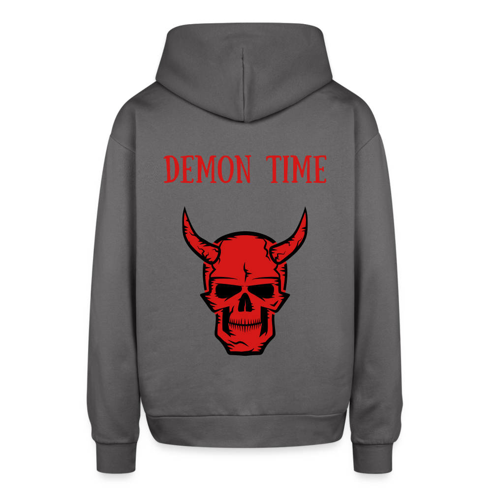 Demon Time Edition Oversized Hoodie - graphite gray