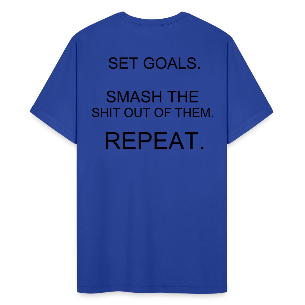 Men’s Moisture Wicking Performance T-Shirt - royal blue
