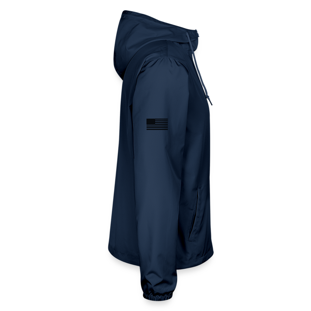 Unisex Lightweight Windbreaker Jacket (Boston) - navy