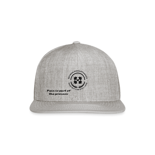 Snapback Baseball Cap - heather gray