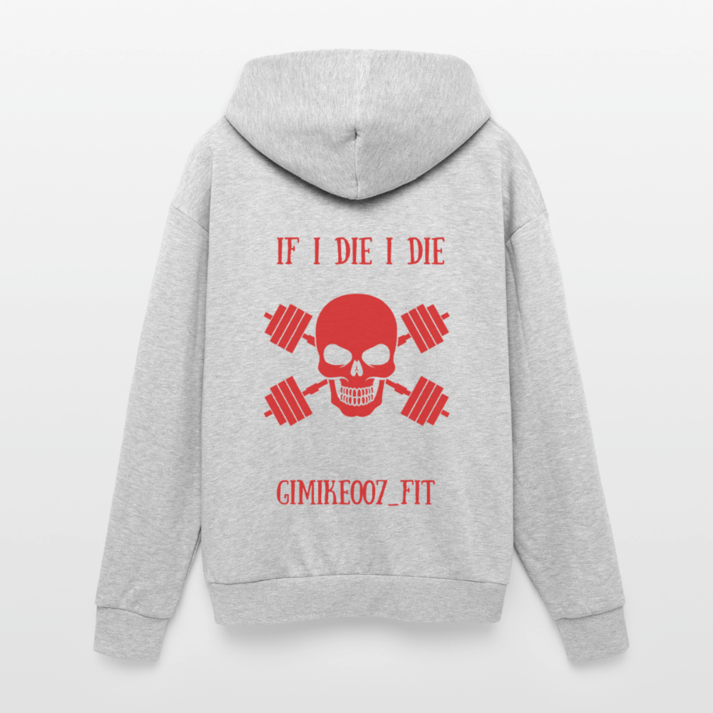 Oversized Hoodie(Gimike007_fit) - heather grey