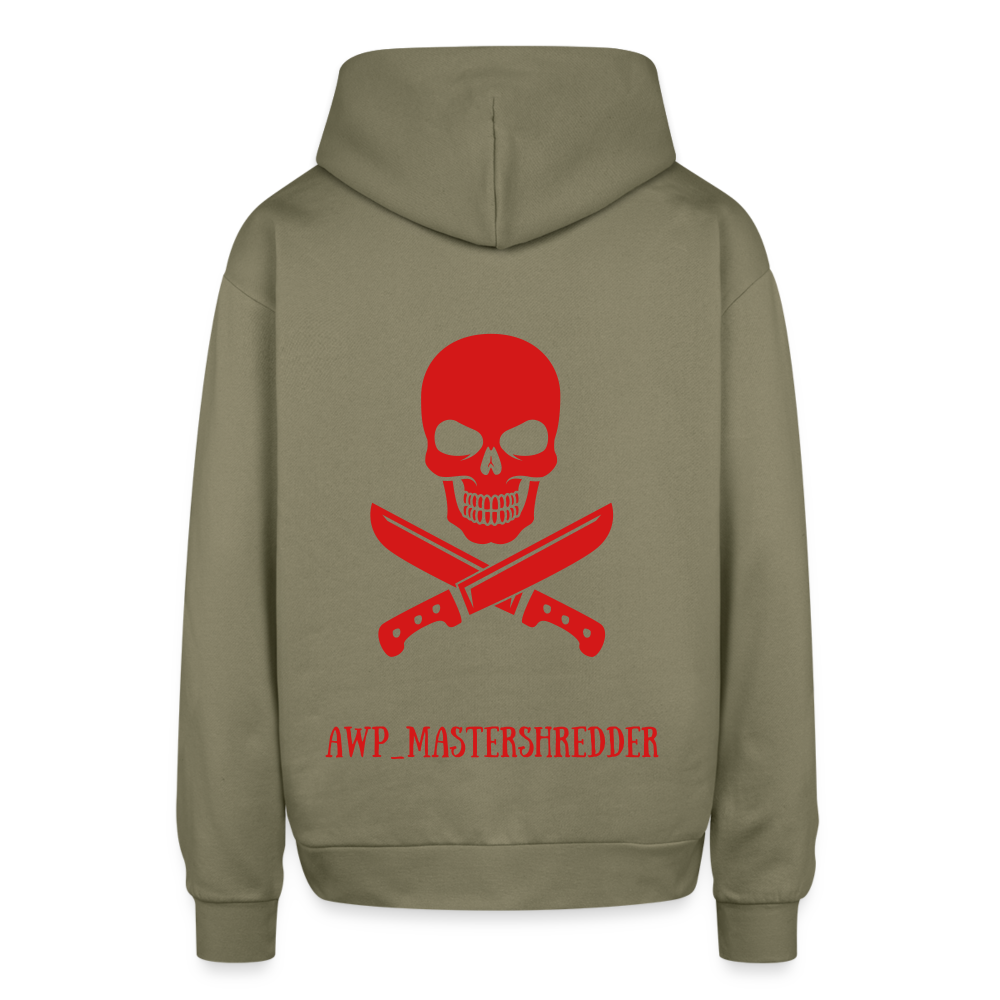 Oversized Hooded Sweatshirt - olive