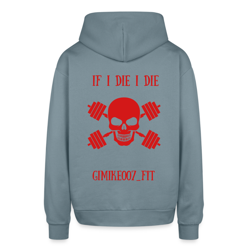 Oversized Hoodie(Gimike007_fit) - stone blue