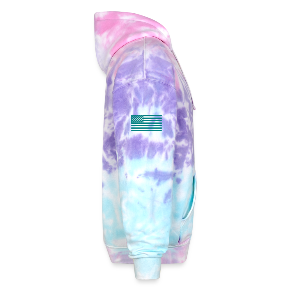 Adult Tie Dye Hoodie - cotton candy