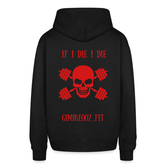 Oversized Hoodie(Gimike007_fit) - black