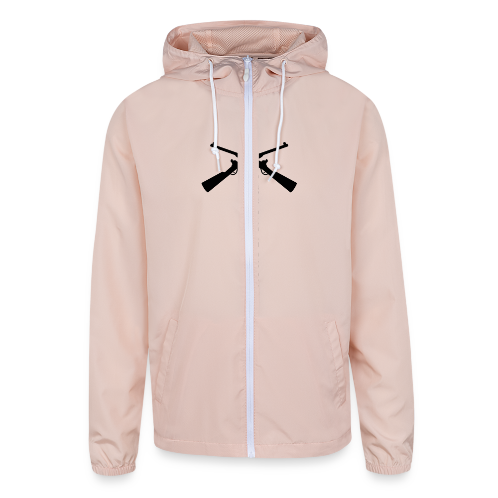 Unisex Lightweight Windbreaker Jacket (Boston) - blush pink 