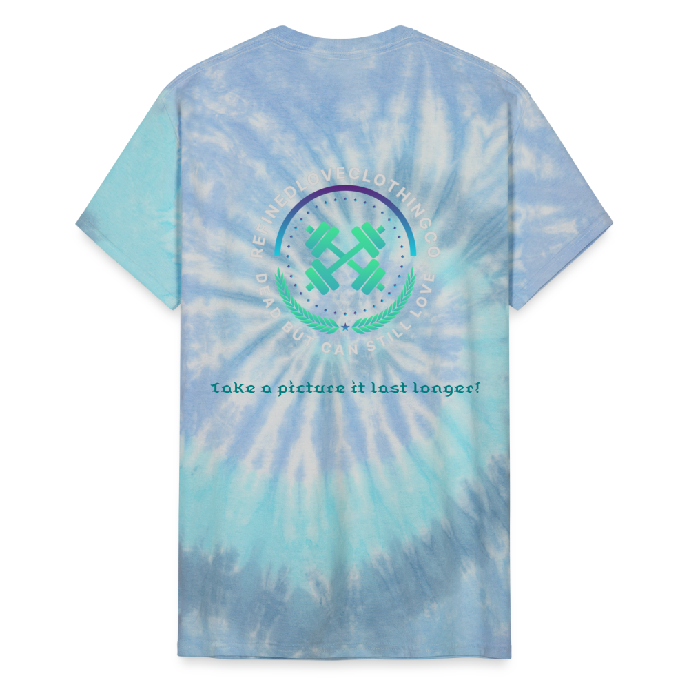 Unisex Tie Dye T-Shirt - blue lagoon