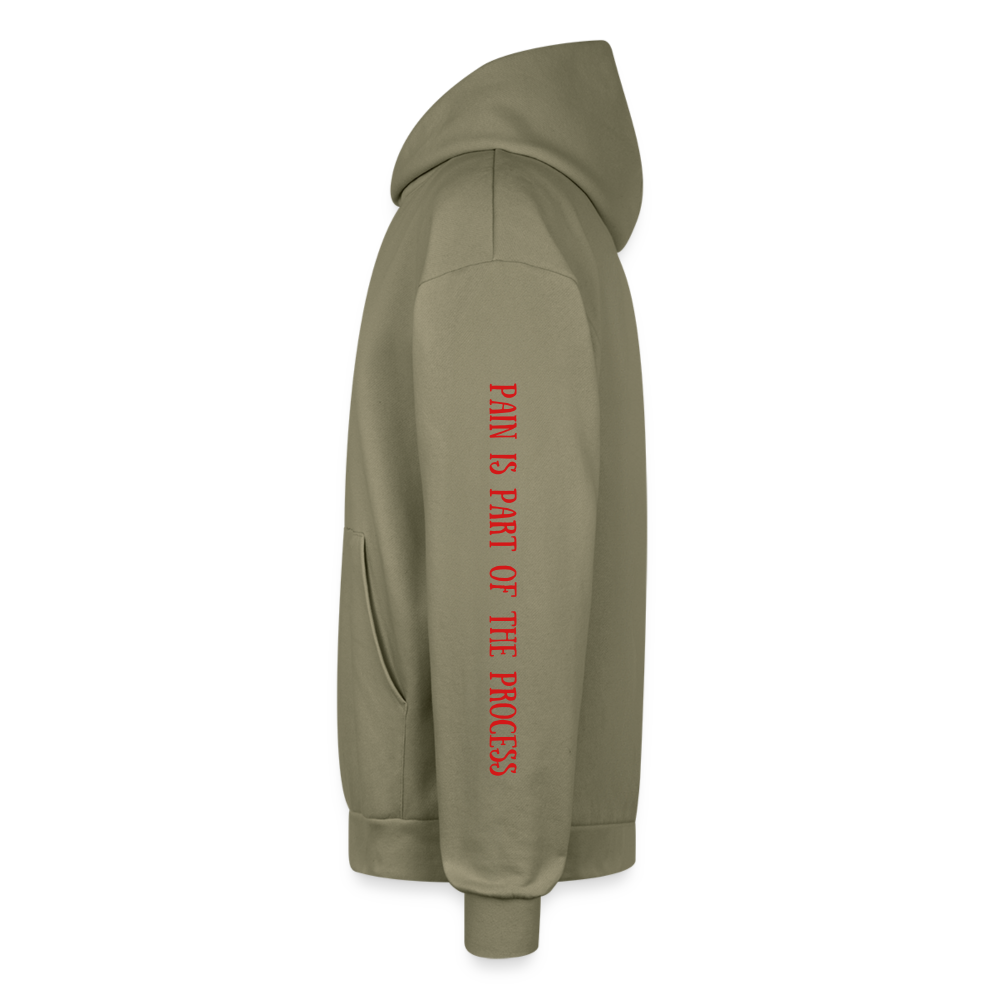 Oversized Hooded Sweatshirt - olive