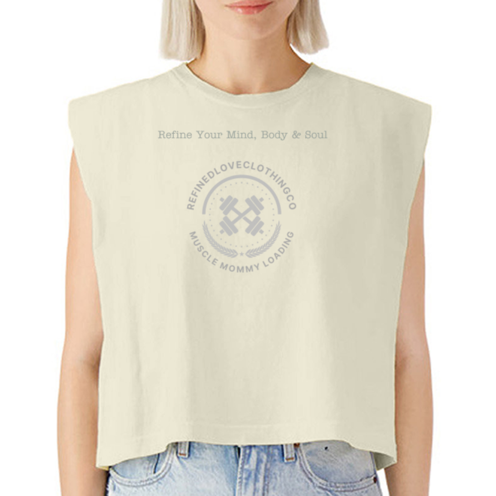 American Apparel Women's Garment Dyed Muscle Tank - faded cream