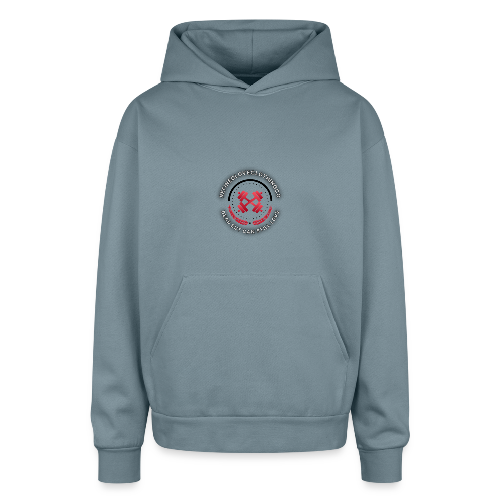 Demon Time Edition Oversized Hoodie - stone blue
