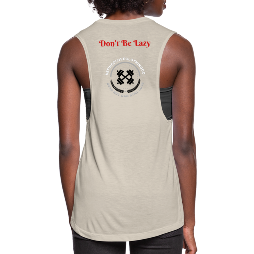 Women's Flowy Muscle Tank by Bella - dust