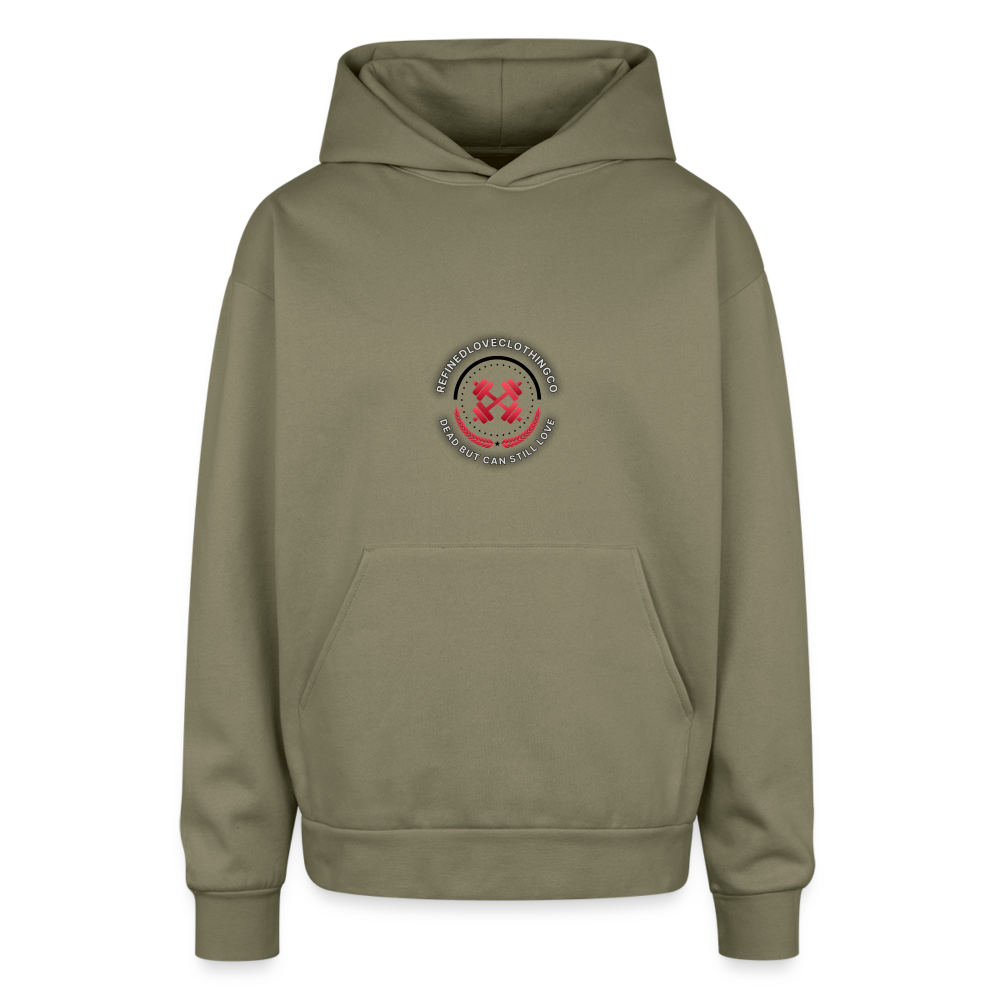 Demon Time Edition Oversized Hoodie - olive