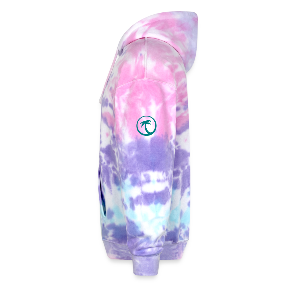 Adult Tie Dye Hoodie - cotton candy