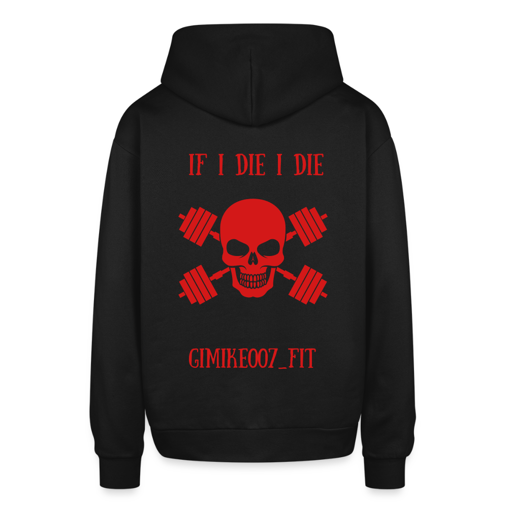 Oversized Hoodie(Gimike007_fit) - black