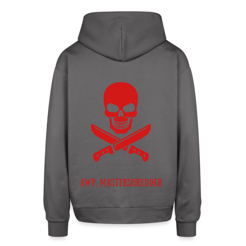 Oversized Hooded Sweatshirt - graphite gray